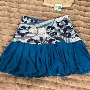 Floral Blue Skirt